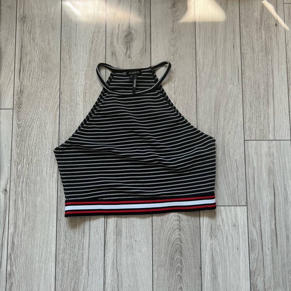 Dynamite Halter Crop Top - L